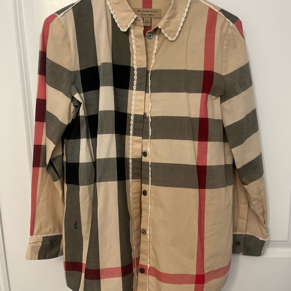 Burberry Multicolor Plaid Shirt